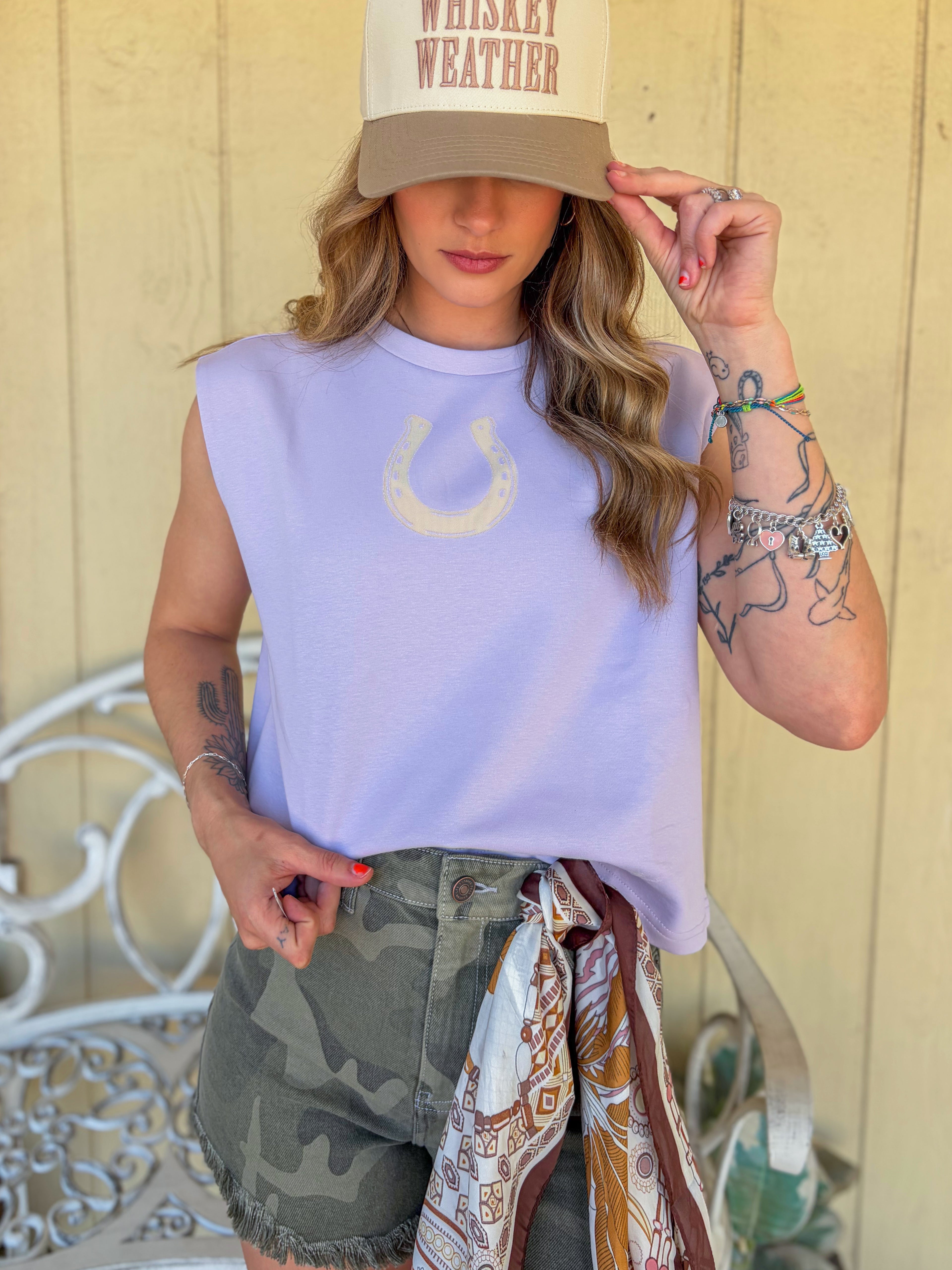Lucky Lilac Muscle Tank