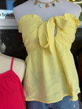 Lemon Drop Tube Top