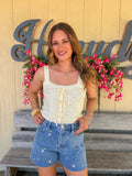 Coastal Crochet Tank