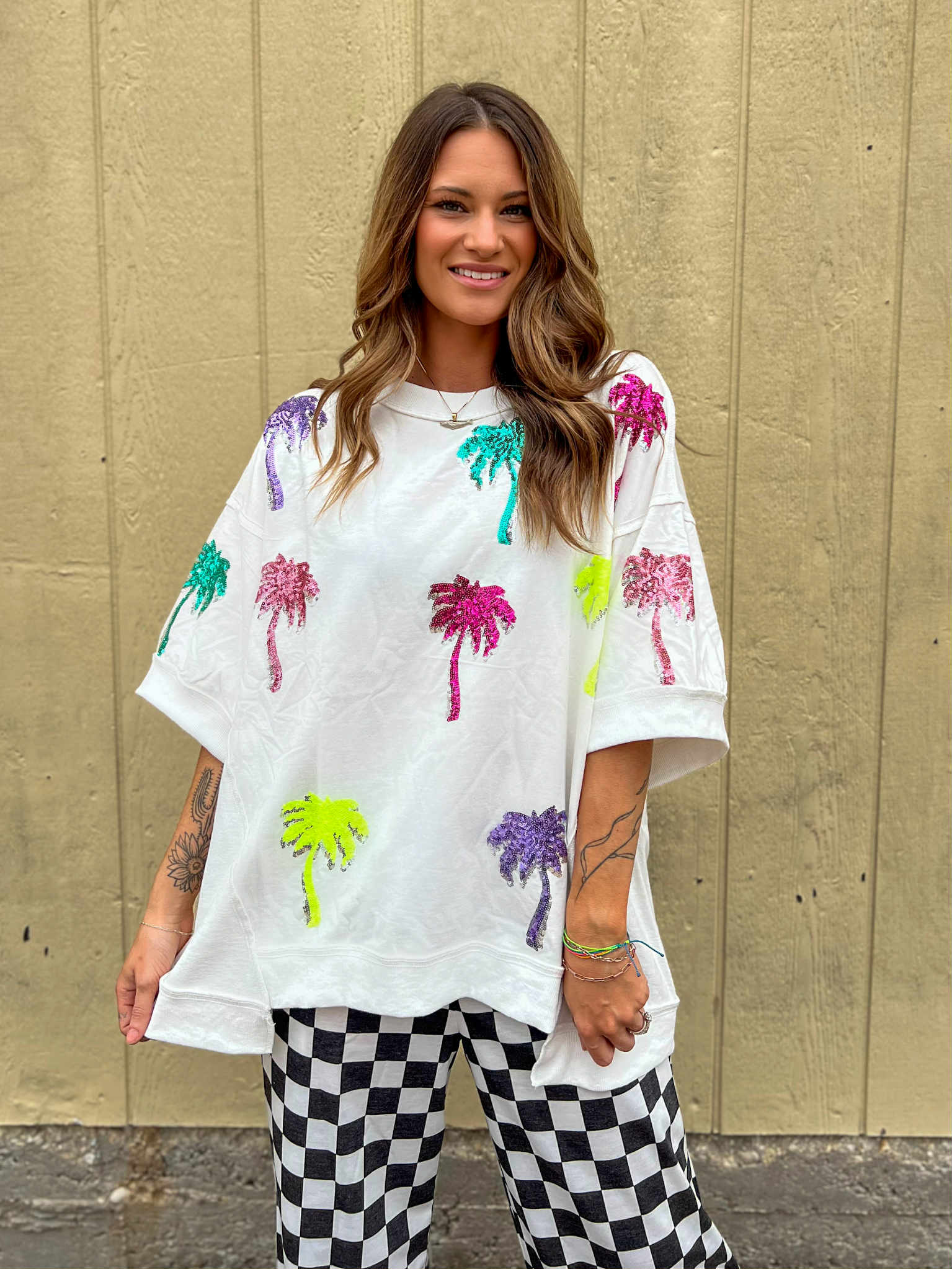 Party Palms Oversized Tunic